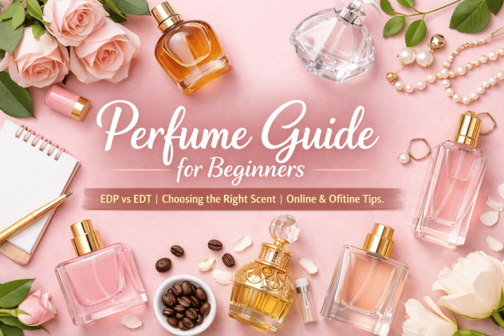 perfume guide, edp vs edt, fragrance types, how to choose perfume, perfume for girls, long lasting perfume